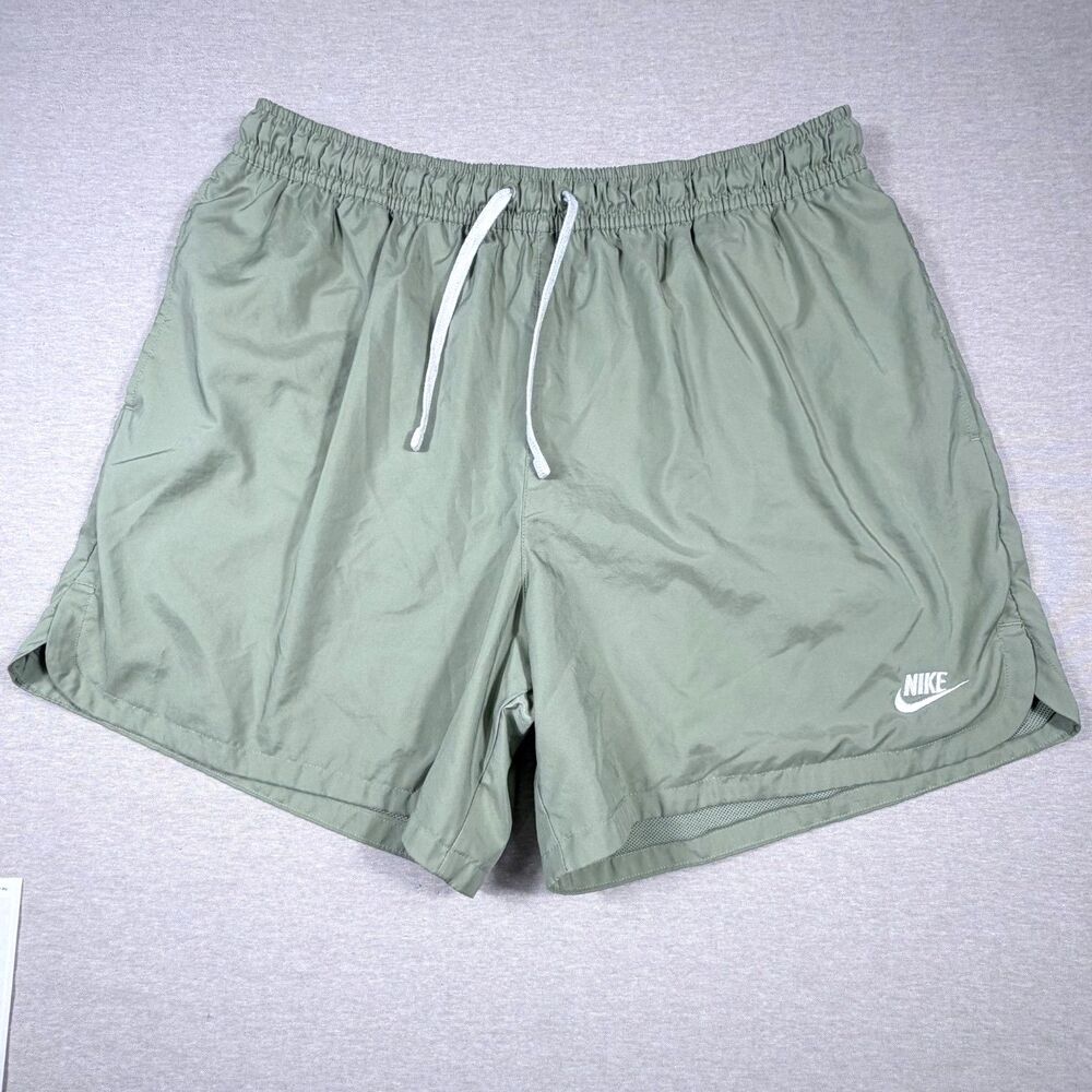 NIKE Men Green XXL Swim Shorts Lined Mesh Excellent Condition Beach Summer